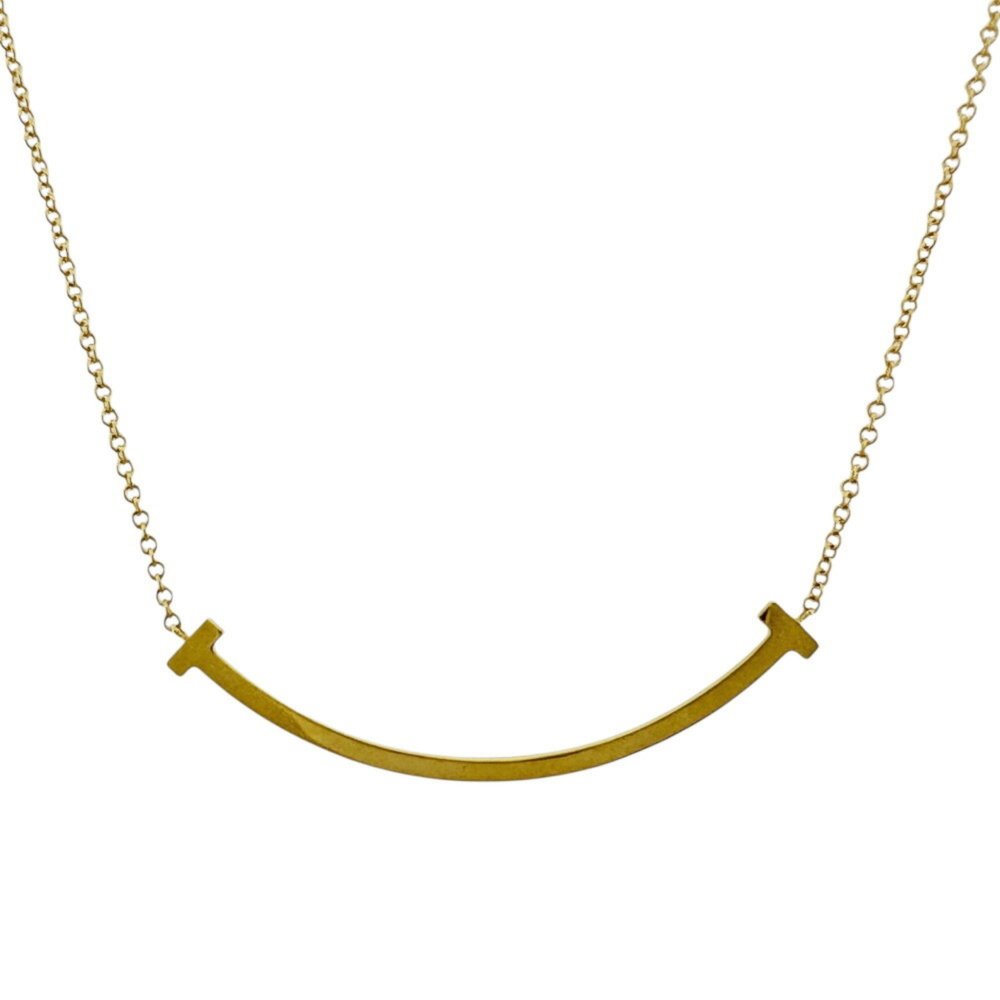 Tiffany T Smile Necklace Diamond Ladies TIFFANY&Co. - Picture 3 of 7